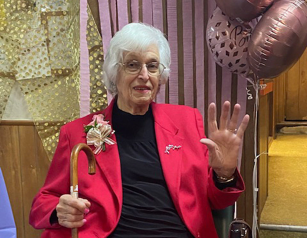 Marian Baldwin celebrated her 100th birthday with her church family and friends on January 29.